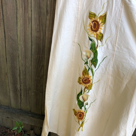 Hand-painted Sunflowers Sundress - Picture 3 of 4